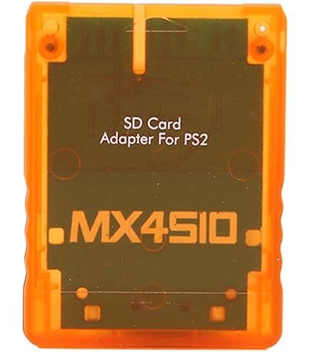オレンジカード　io-CARD Amazon.com: Acogedor MX4SIO SIO2SD SD Card Adapter for PS2, Memory